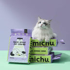 Michu Mixed Tofu Cat Litter, Heavy Duty Flushable Kitty Litter-New Packaging! -5.5lb - MichuPet