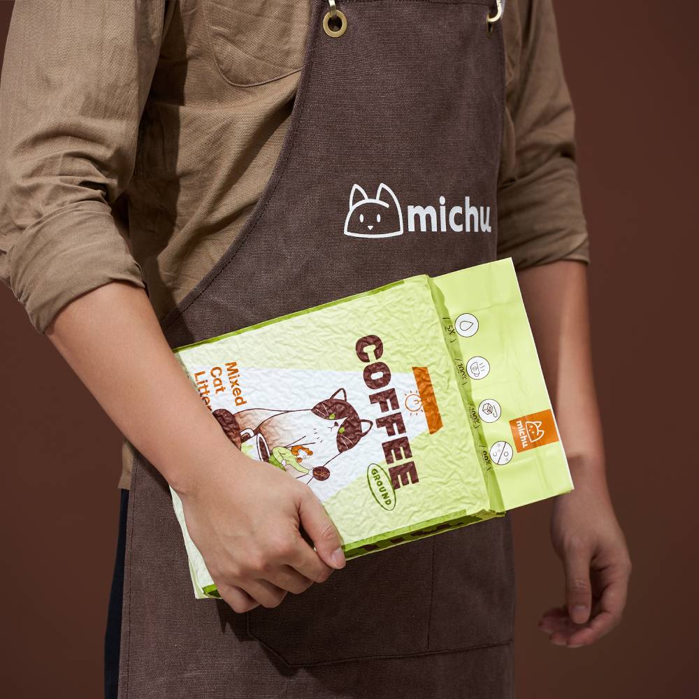 Michu Mixed Tofu Cat Litter, Heavy Duty Flushable Kitty Litter -5.5lb/88oz product image 3