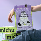 Michu Mixed Tofu Cat Litter, Heavy Duty Flushable Kitty Litter-New Packaging! -5.5lb - MichuPet