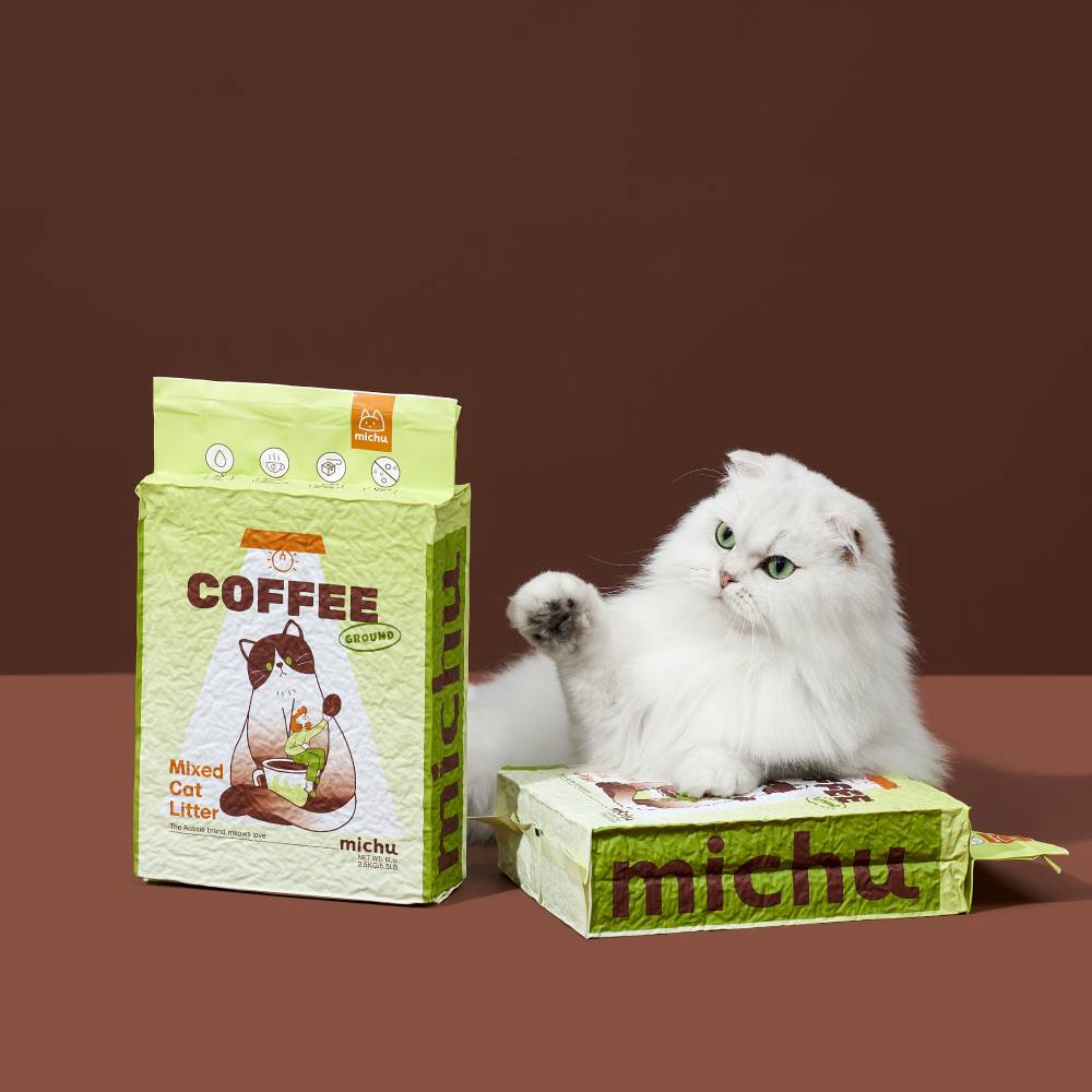 Michu Mixed Tofu Cat Litter, Heavy Duty Flushable Kitty Litter -5.5lb/88oz product image 5