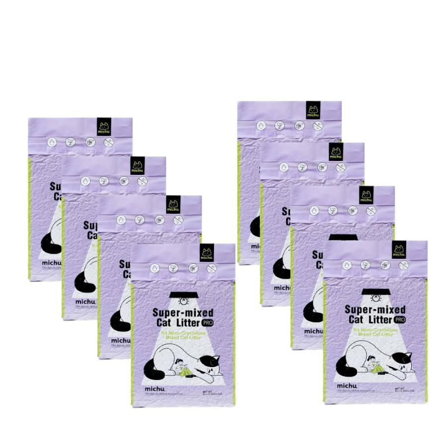 Michu Mixed Tofu Cat Litter, Heavy Duty Flushable Kitty Litter-New Packaging! -5.5lb - MichuPet