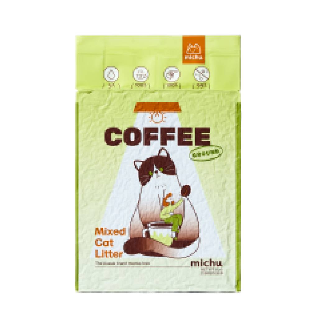 Michu Mixed Tofu Cat Litter, Heavy Duty Flushable Kitty Litter -5.5lb/88oz product image 23