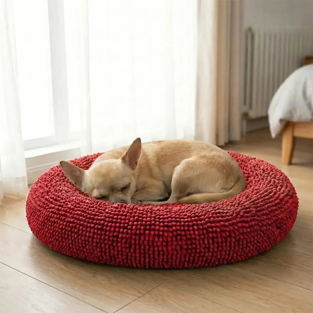 Round Chenille Dog Bed product image 5