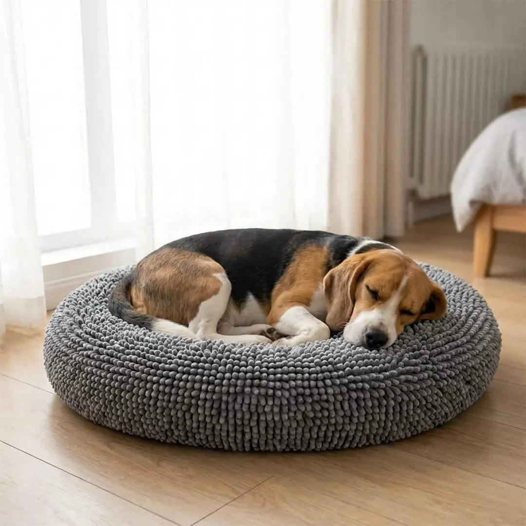 Round Chenille Dog Bed product image 8