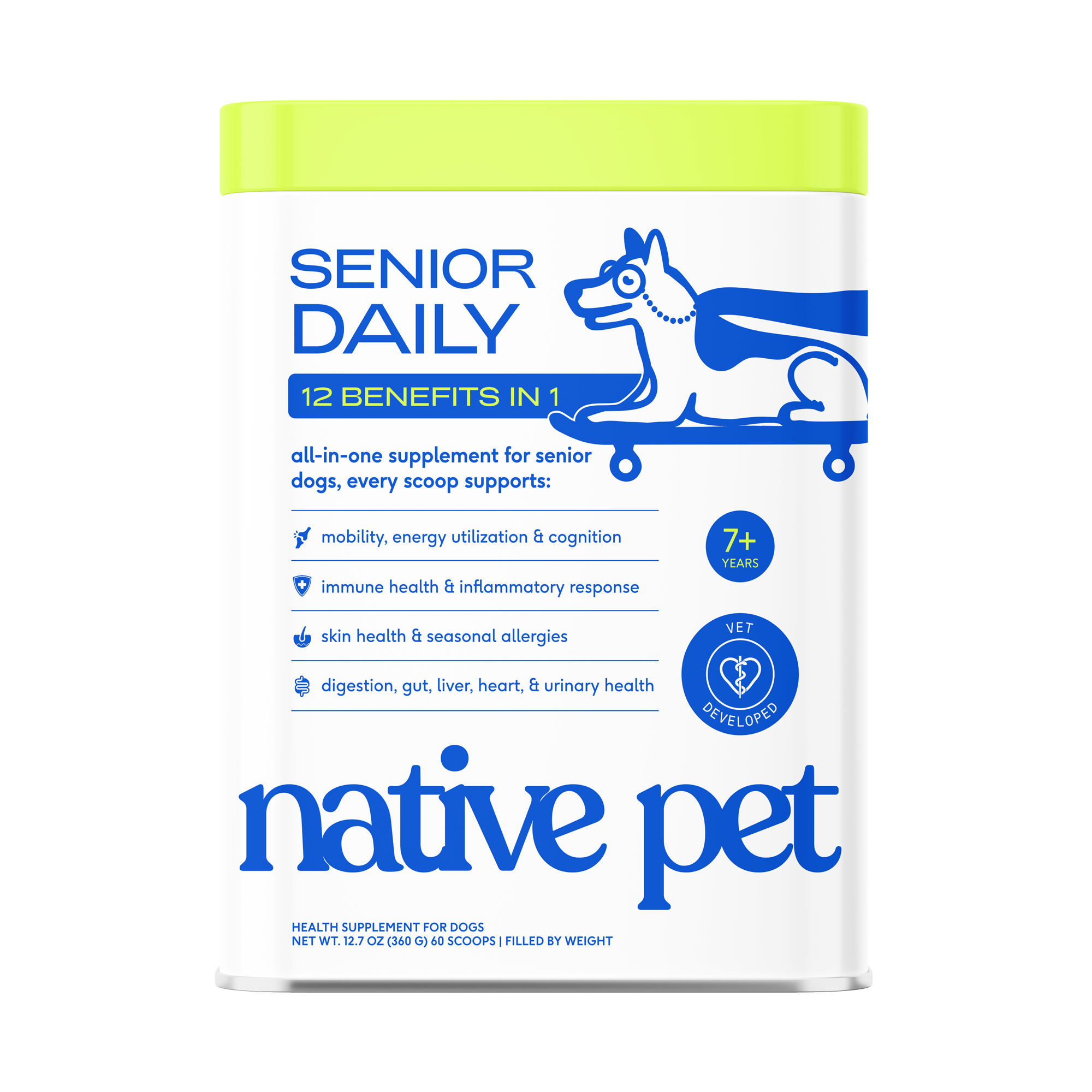 Senior Dog Supplement Powder 30 scoops