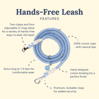 Hands-Free Cotton Rope Dog Leash product image 3