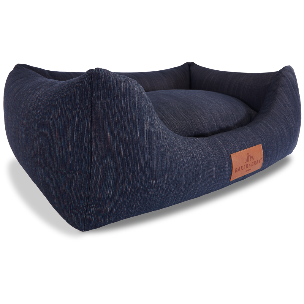 The Comfort - Eco Friendly Orthopaedic Luxury Dog Bed, Navy Blue