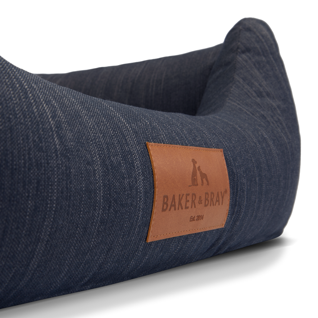 The Comfort - Eco Friendly Orthopaedic Luxury Dog Bed, Navy Blue