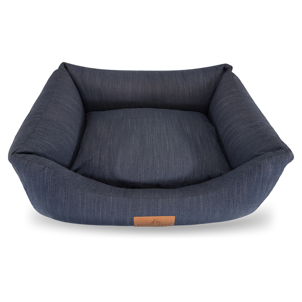 The Comfort - Eco Friendly Orthopaedic Luxury Dog Bed, Navy Blue