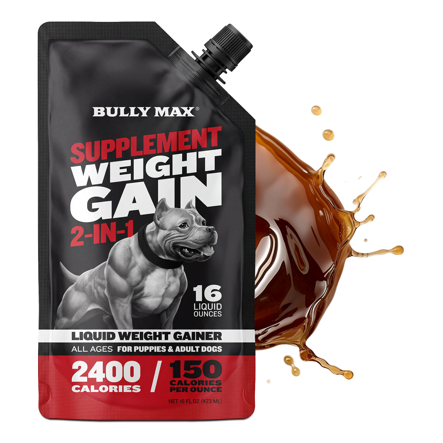 High-Calorie Liquid Dog Weight Supplement 1 bottle