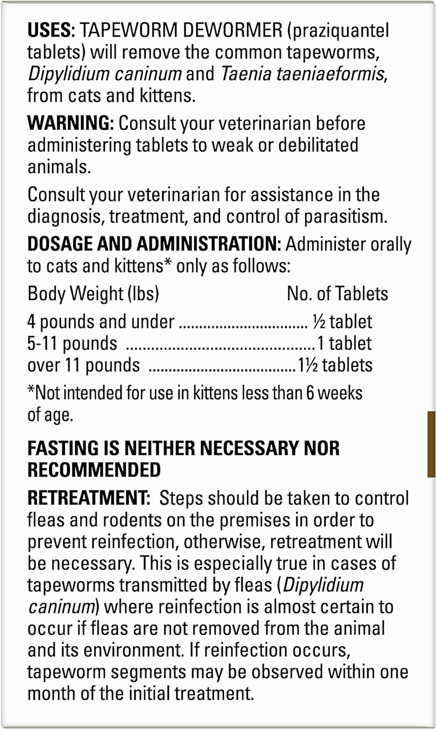 Cat Tapeworm Dewormer product image 4