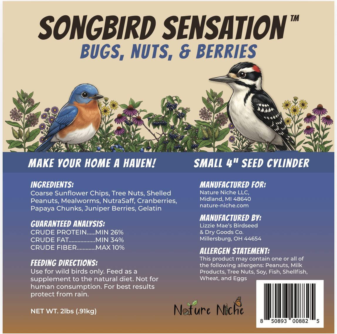 Backyard Bird Seed Cylinder product image 2