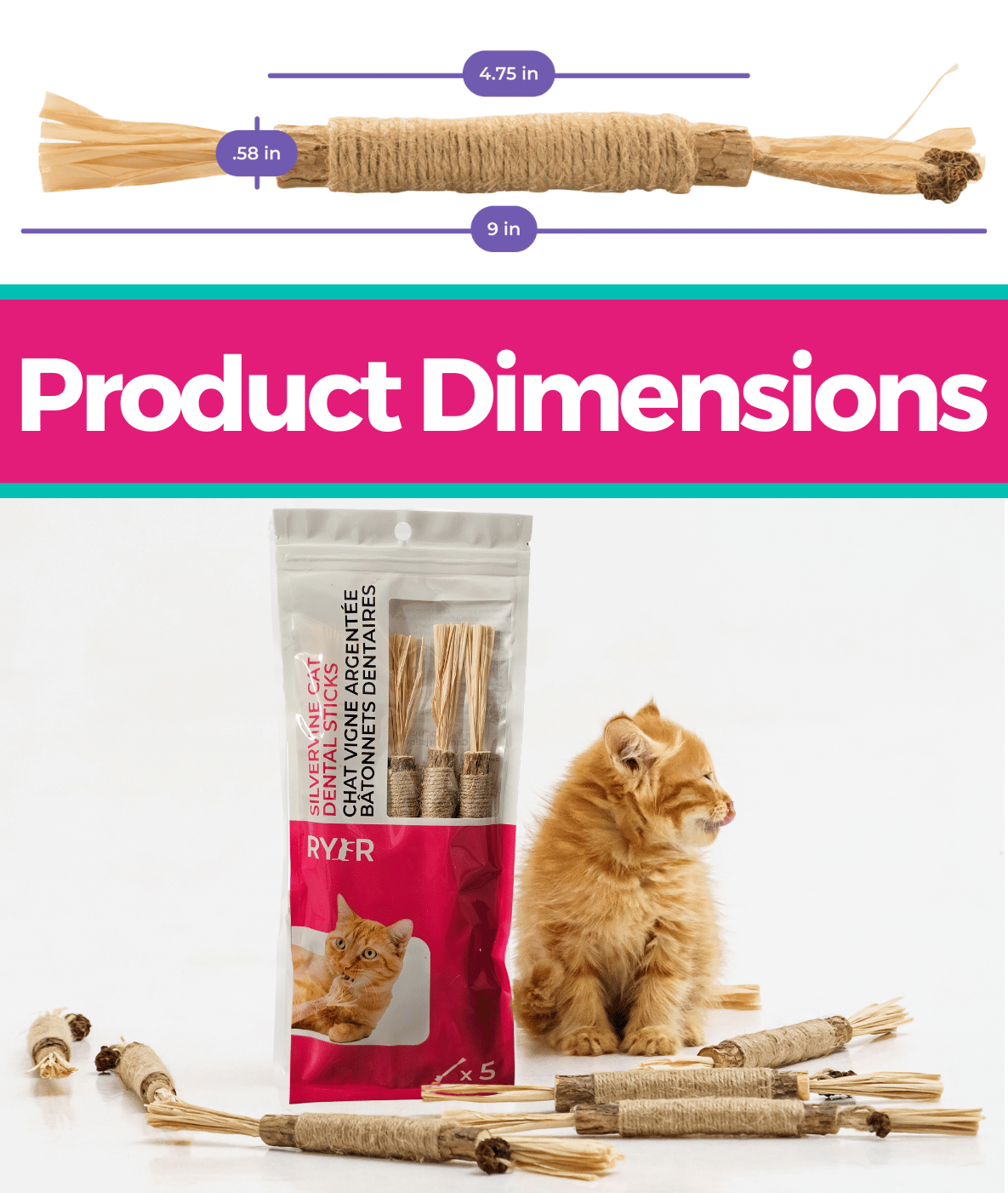 Silvervine Cat Dental Stick product image 5