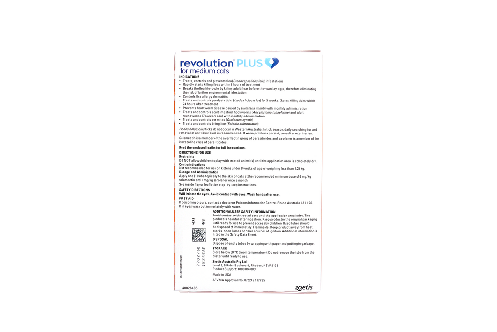 Monthly Cat Flea and Tick Spot Treatment product image 3