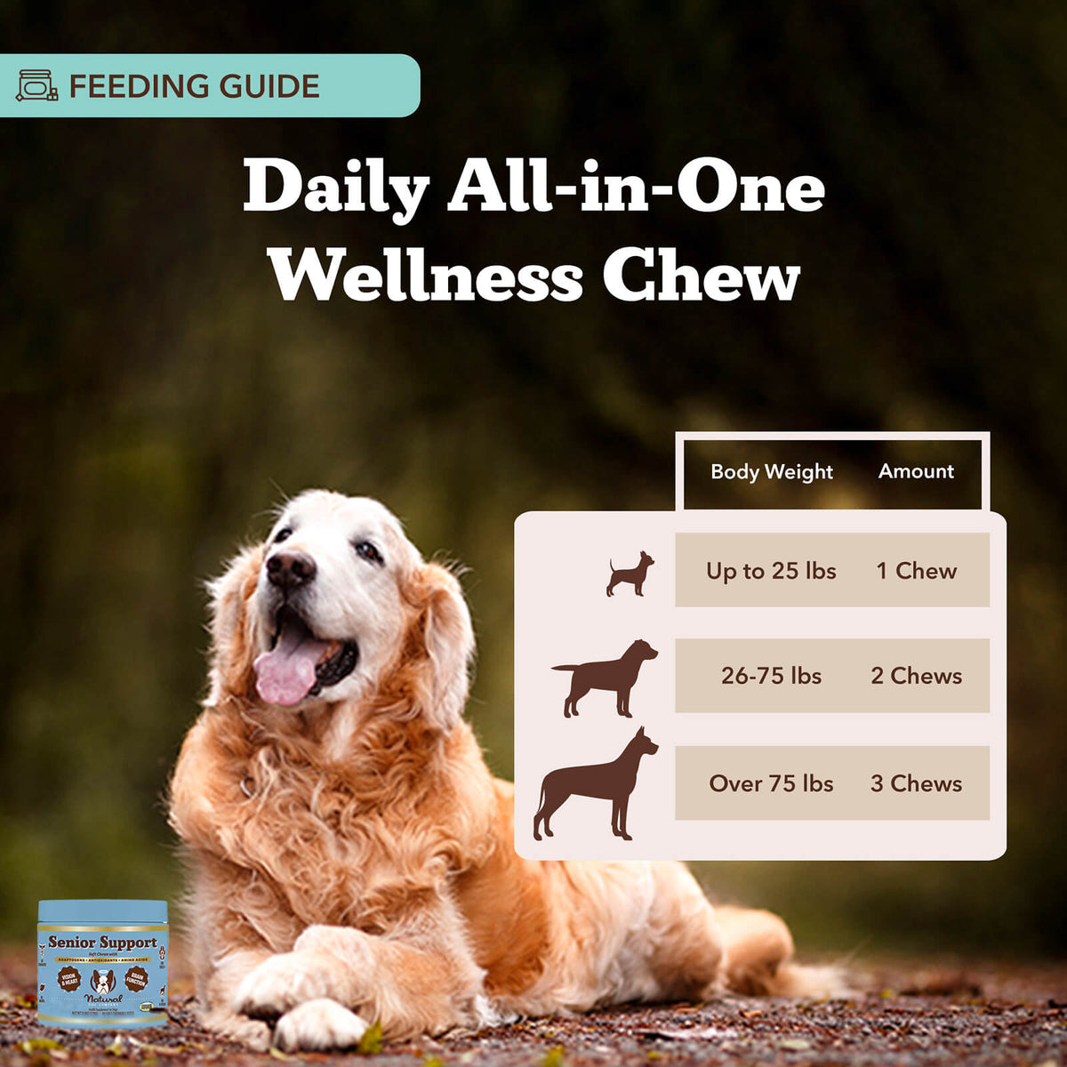 Senior Dog Supplement Chews product image 6