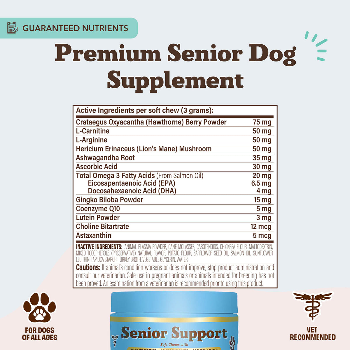 Senior Dog Supplement Chews product image 7