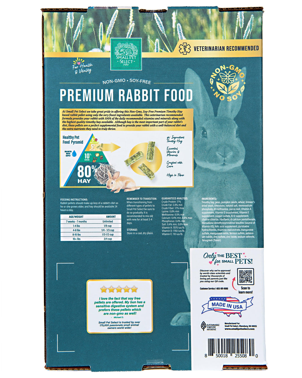 Timothy-Based Rabbit Food Pellets product image 5