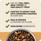 Redbarn Cat Air Dried Food. Use as a full meal, meal topper or as a high-quality treat