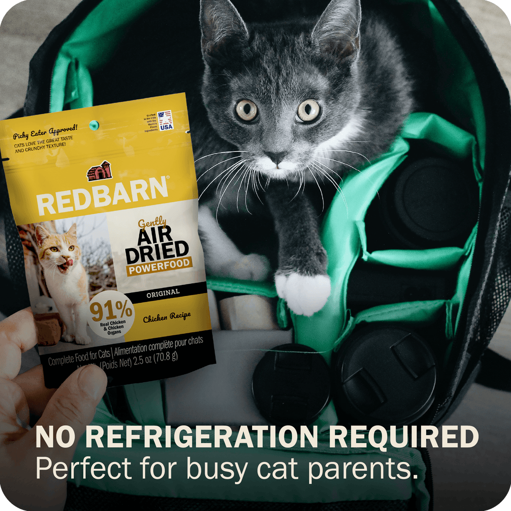 Perfect for busy cat parents. No refrigeration required