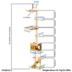 Adjustable Floor-to-Ceiling Cat Tree product image 13