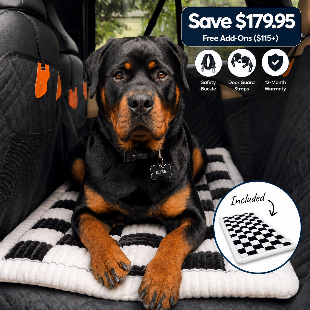 Vehicle Back Seat Cover and Dog Bed product image 1