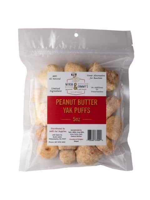 Peanut Butter Yak Cheese Dog Treat Puffs product image 3