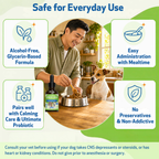 Dog calming supplement for occasional stress support during travel, loud noises, vet visits, and changes