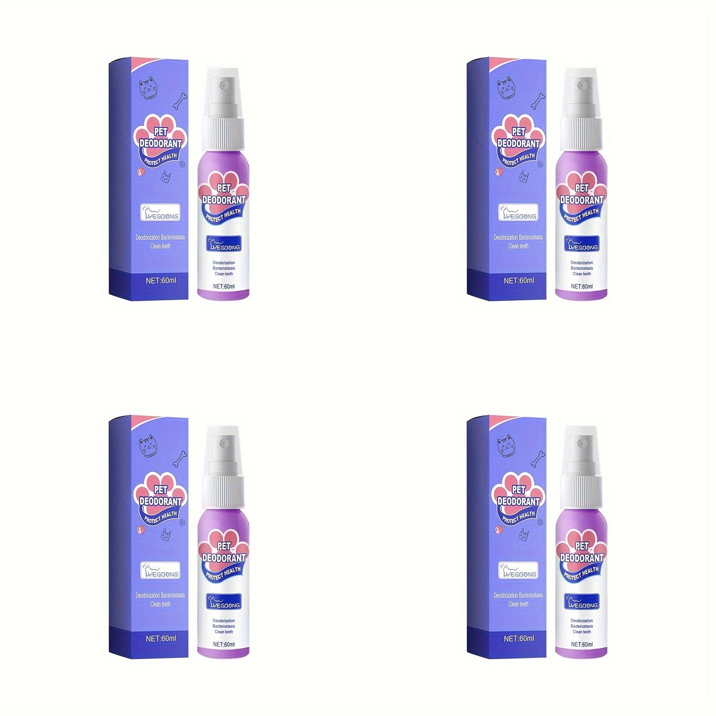 Pet Dental Spray for Dogs & Cats – Teeth Cleaning & Bad Breath Freshener, No-Brush Oral Care Spray for Plaque & Tartar Control, Safe Daily Use