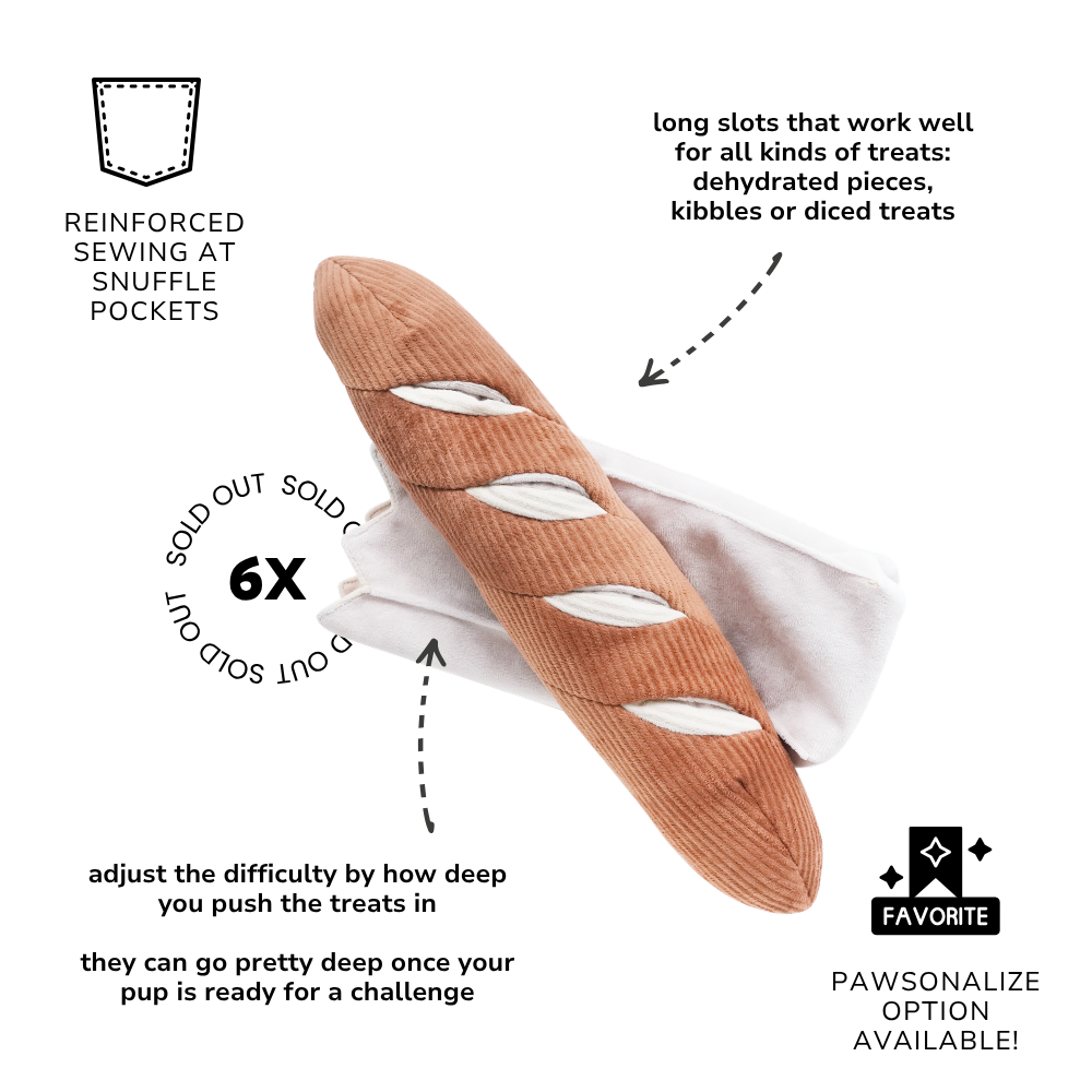Baguette Enrichment Dog Toy product image 3
