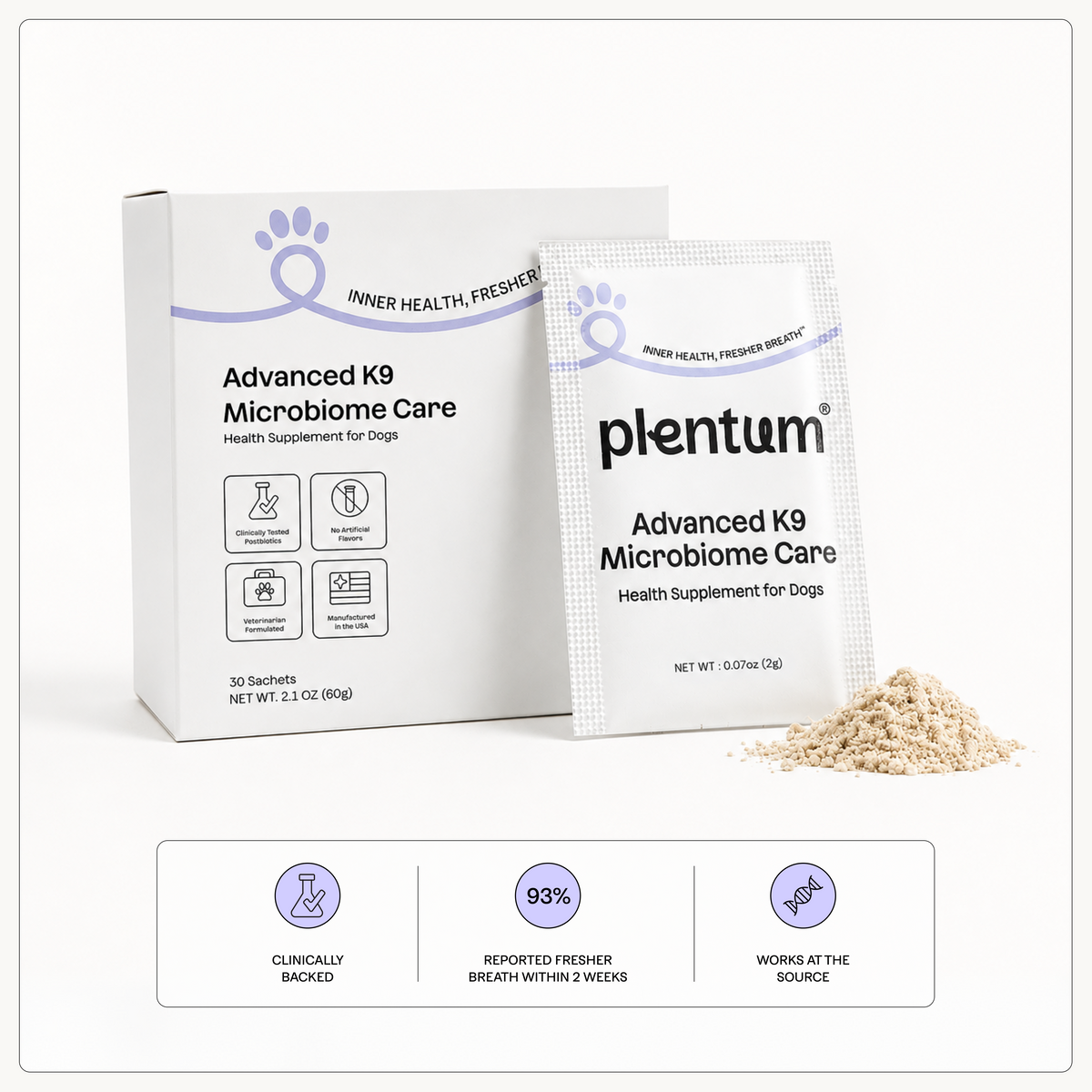 Dog Microbiome Powder Supplement product image 1