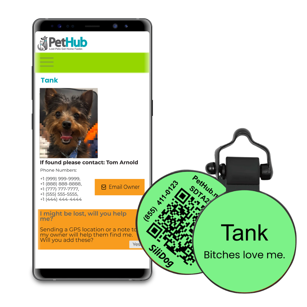 Digital QR Pet ID Tag product image 3