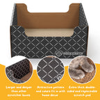 Hide & Scratch Extra-Large Cat Scratcher Box product image 12
