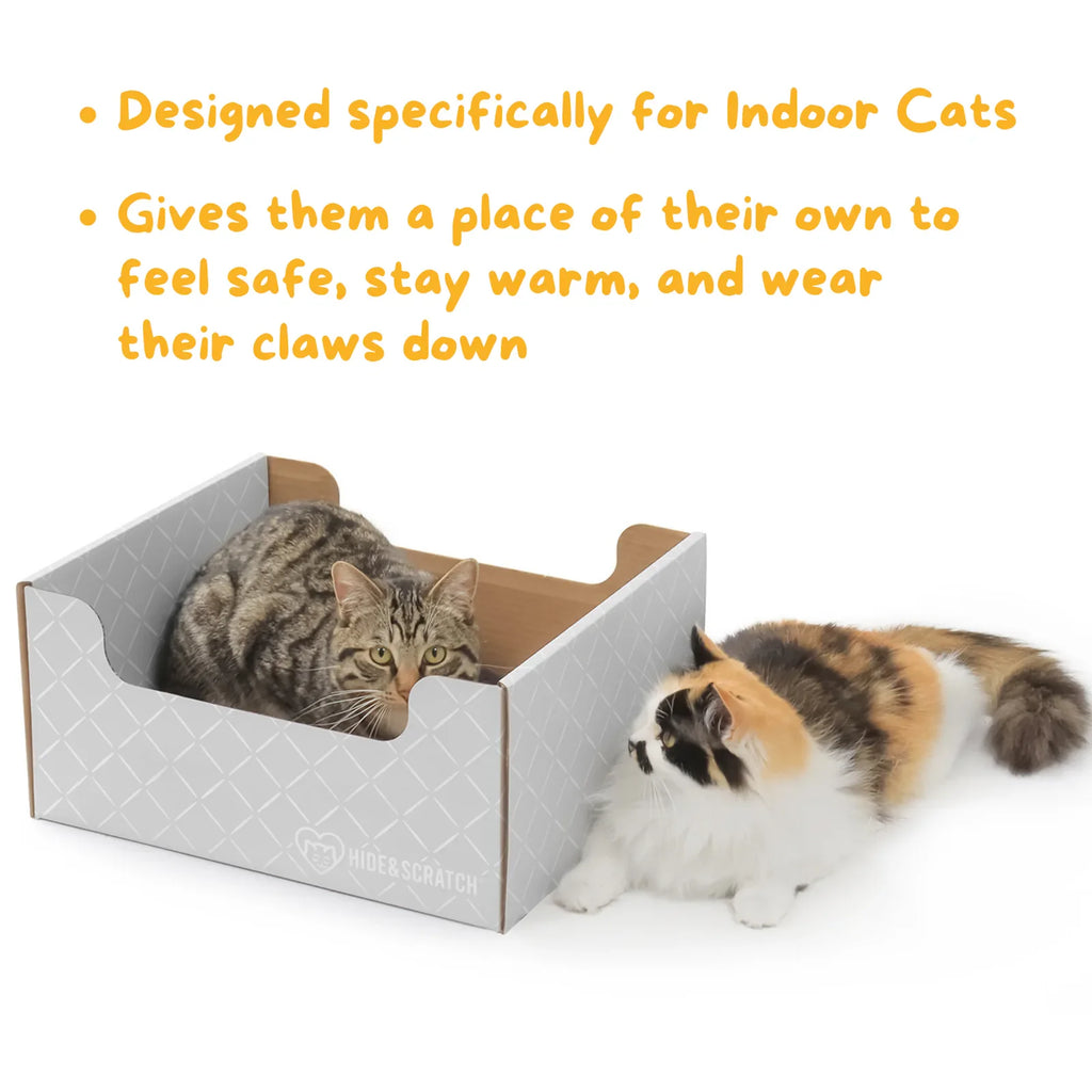 Hide & Scratch Extra-Large Cat Scratcher Box product image 26