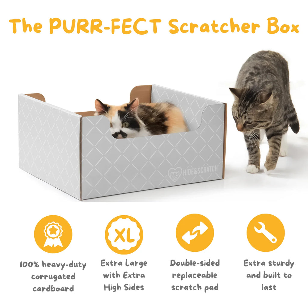 Hide & Scratch Extra-Large Cat Scratcher Box product image 28