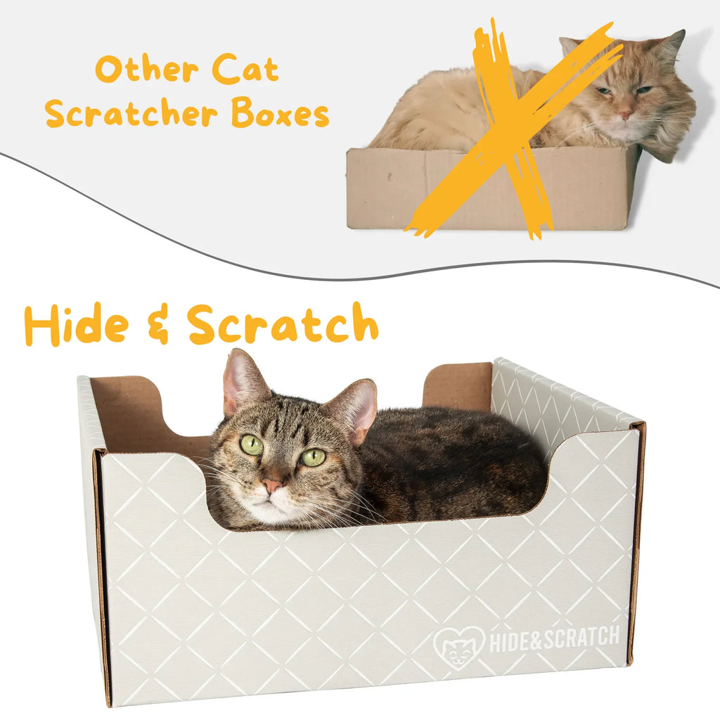 Hide & Scratch Extra-Large Cat Scratcher Box product image 29