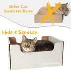 Hide & Scratch Extra-Large Cat Scratcher Box product image 29