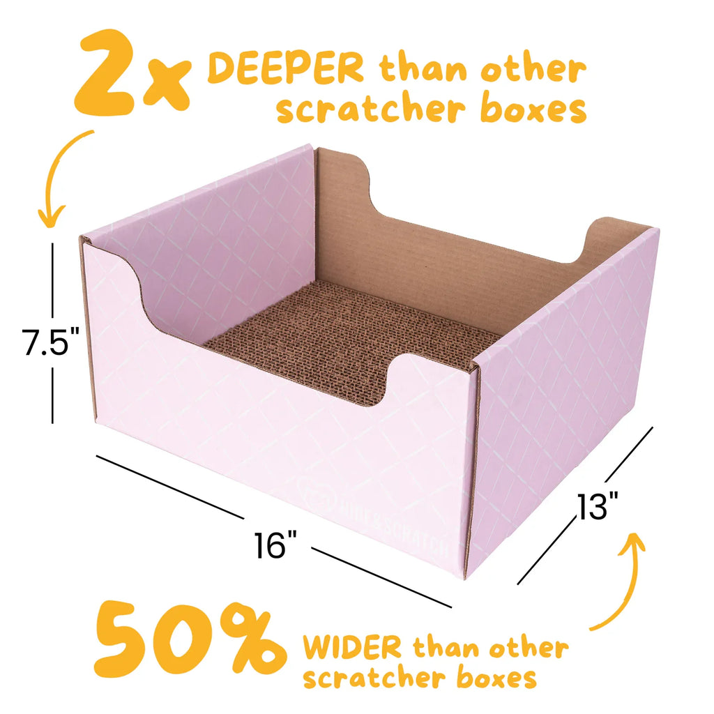 Hide & Scratch Extra-Large Cat Scratcher Box product image 33