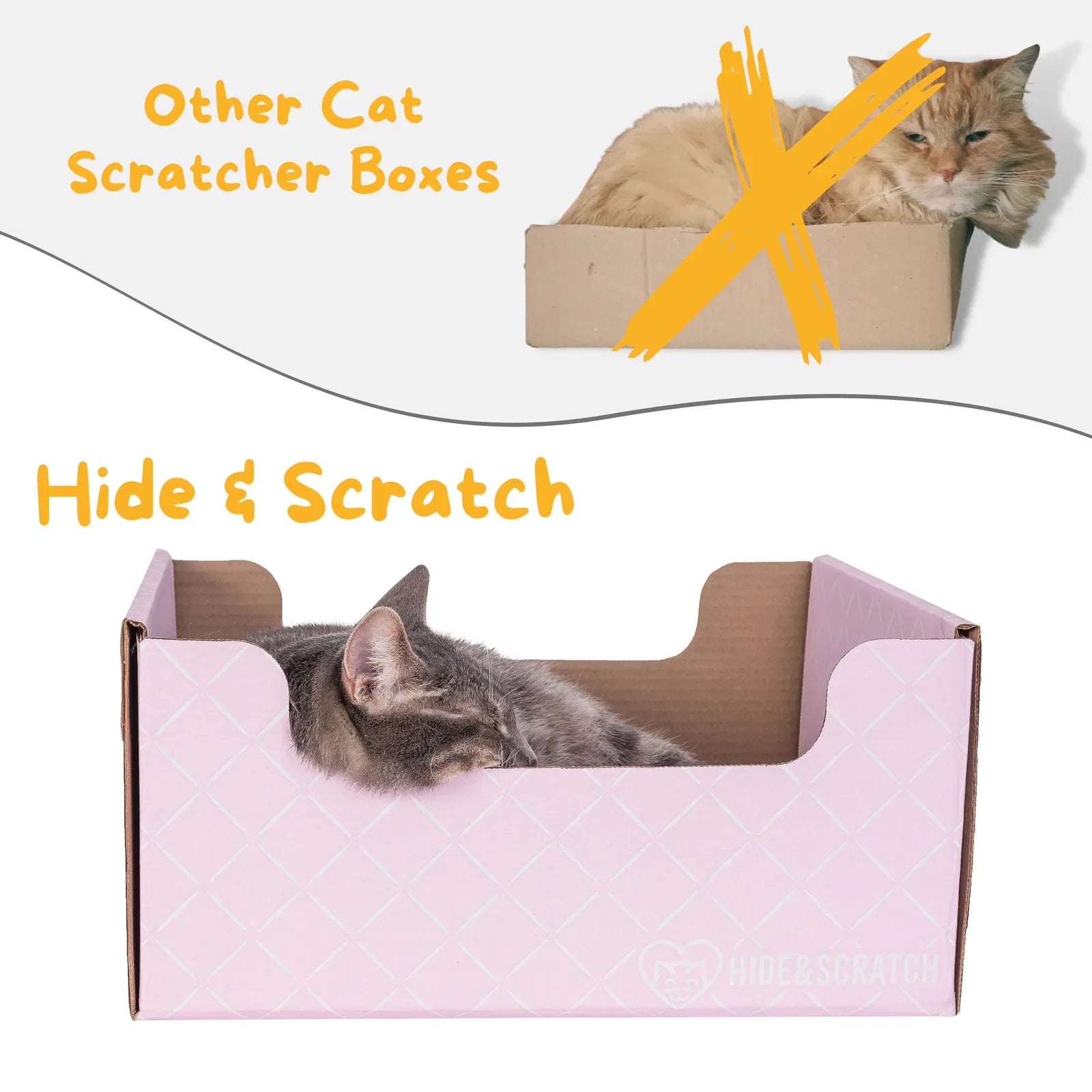 Hide & Scratch Extra-Large Cat Scratcher Box product image 37