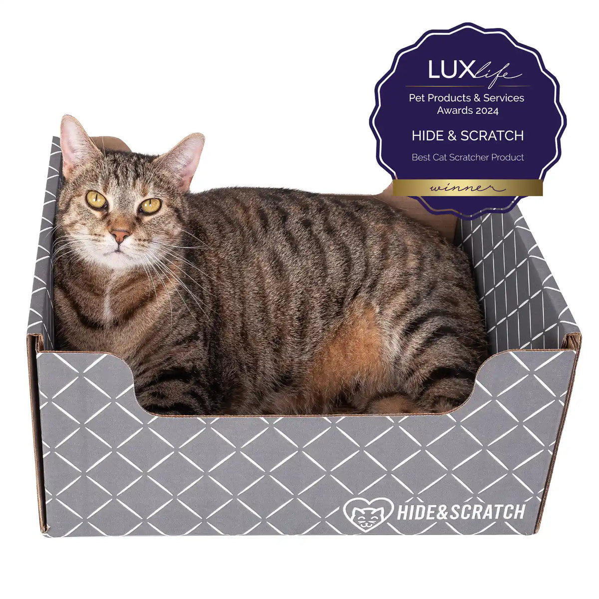 Hide & Scratch Extra-Large Cat Scratcher Box product image 48
