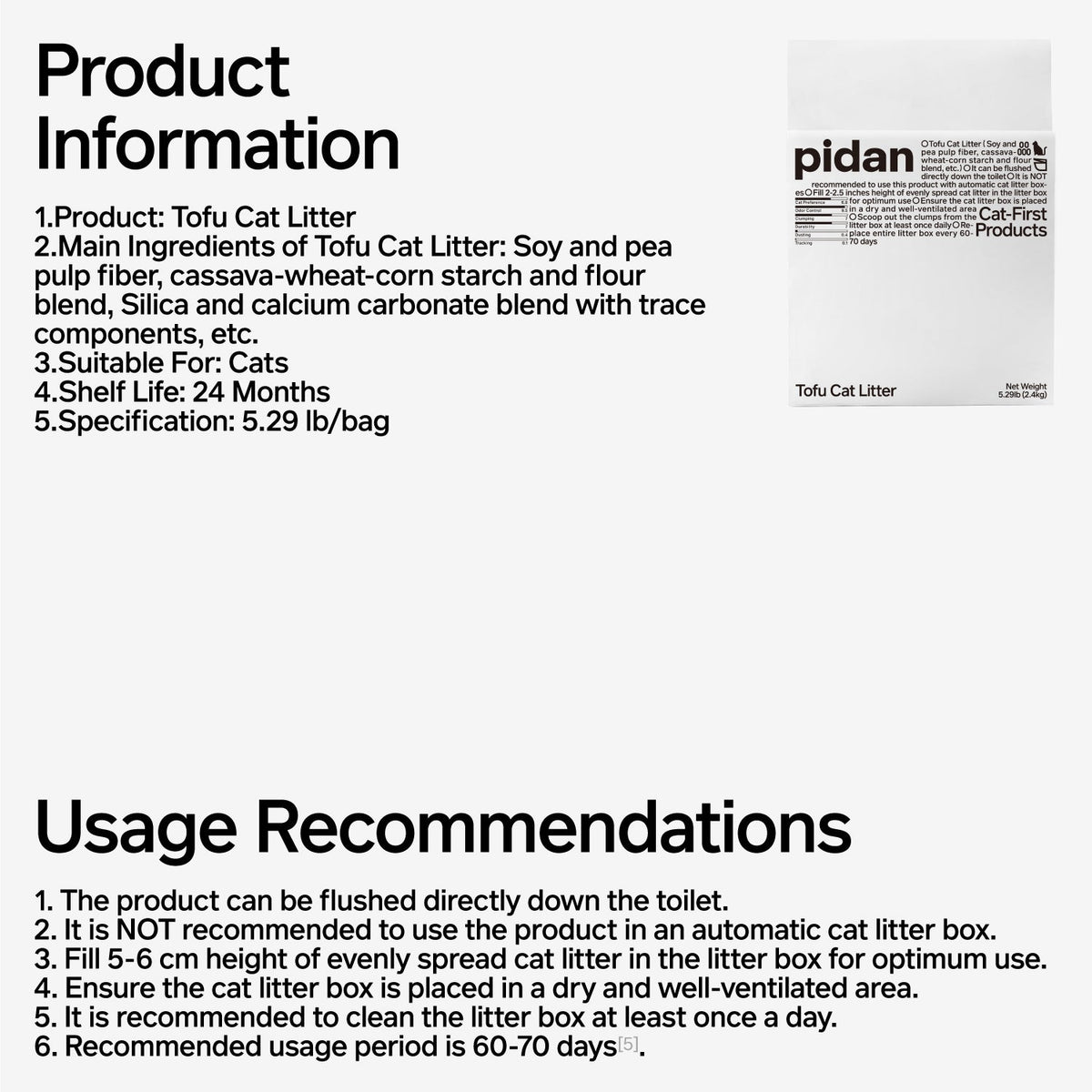 Tofu Cat Litter product image 8