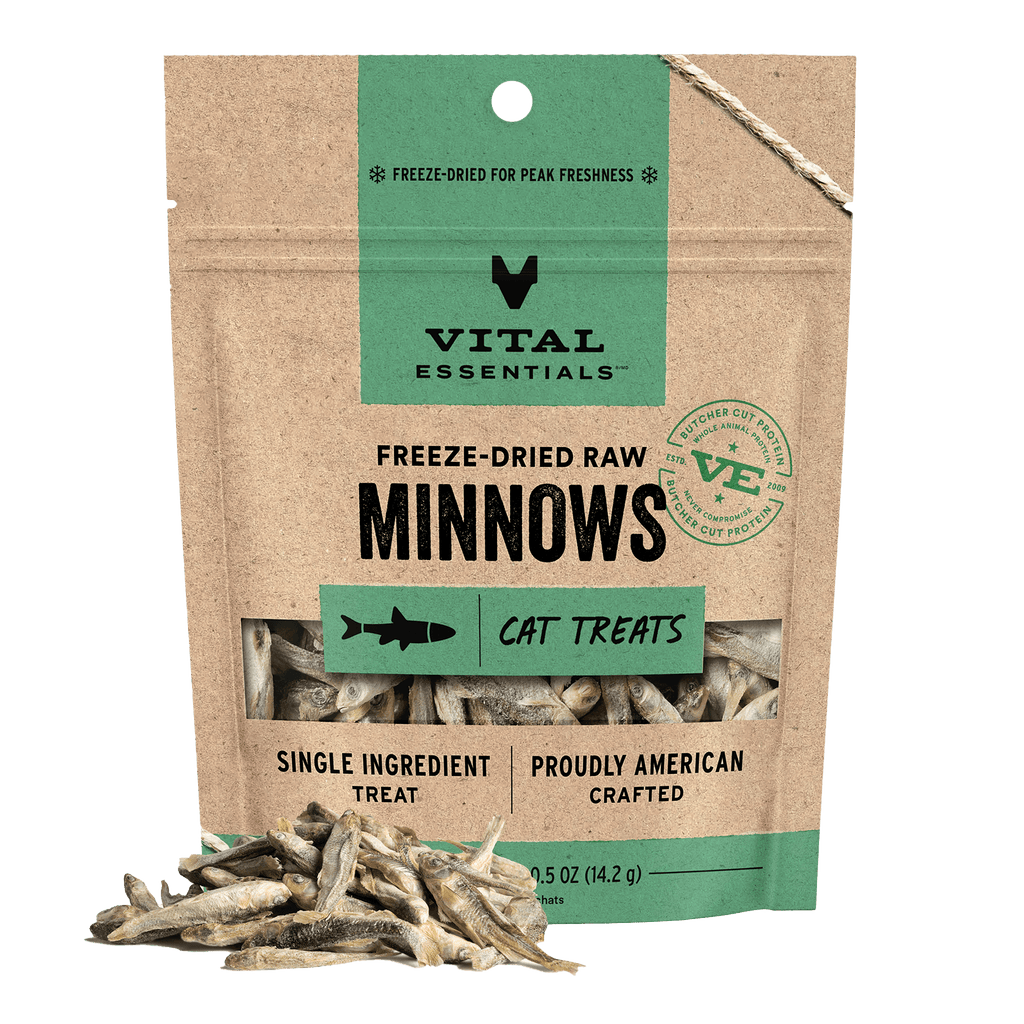 Freeze-Dried Minnow Cat Treats 0.5 oz