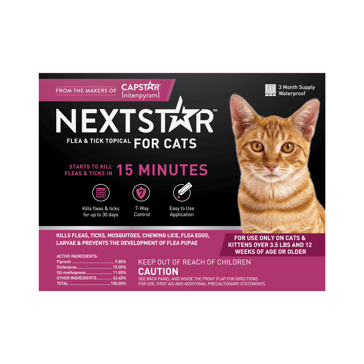 Cat Flea and Tick Spot Treatment product image 1