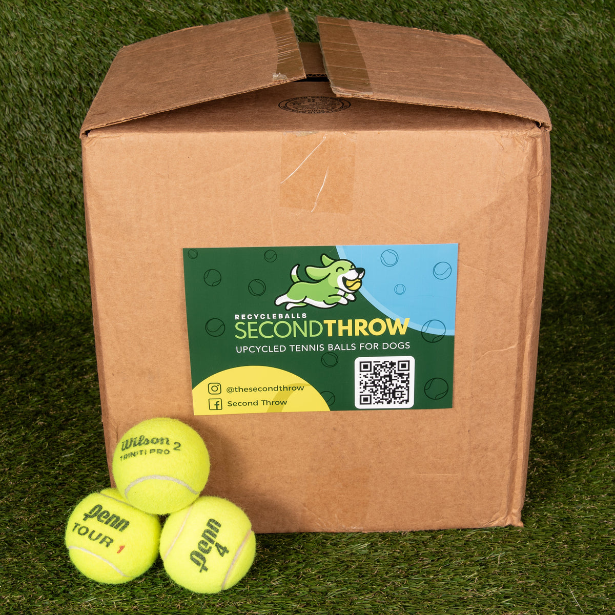 100 Tennis Balls For Dogs