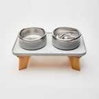 Elevated Pet Slow Feeder and Bowl Set product image 1