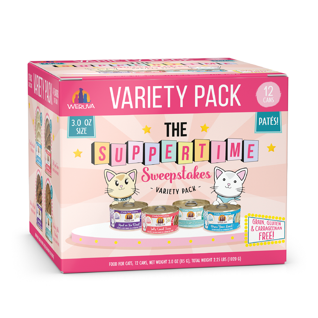 Pate Wet Cat Food Variety Pack, 3oz Can / 12pk