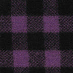 Johnson Woolen Mill Swatch,  Lavender and Black, Small Buffalo check