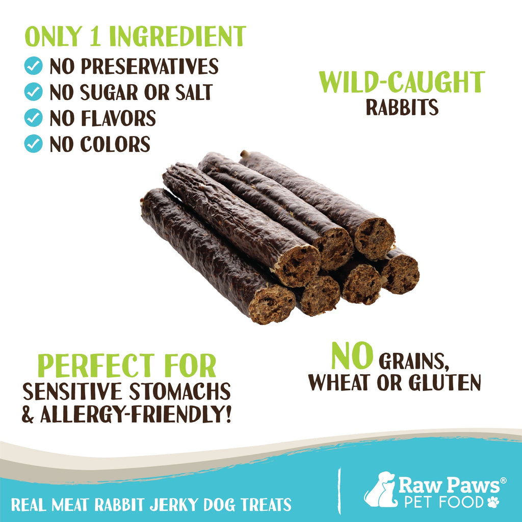 Dog Treats, Wild-Caught Rabbit 6 oz for Training Rewards and Everyday Tail-Wagging Moments