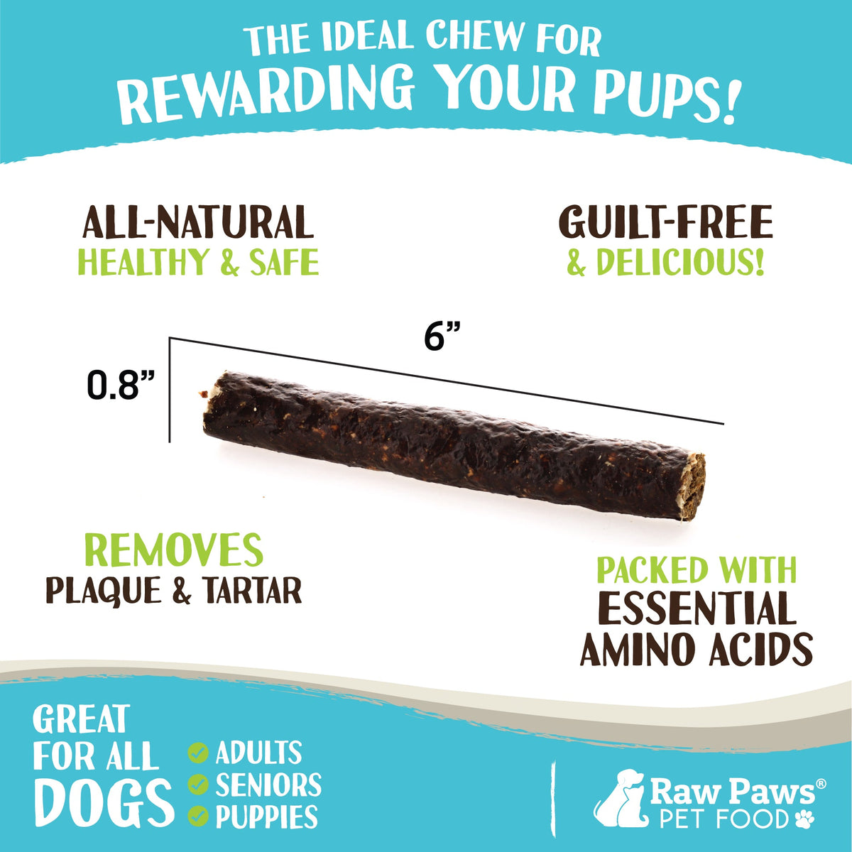 Dog Treats, Wild-Caught Rabbit 6 oz for Training Rewards and Everyday Tail-Wagging Moments