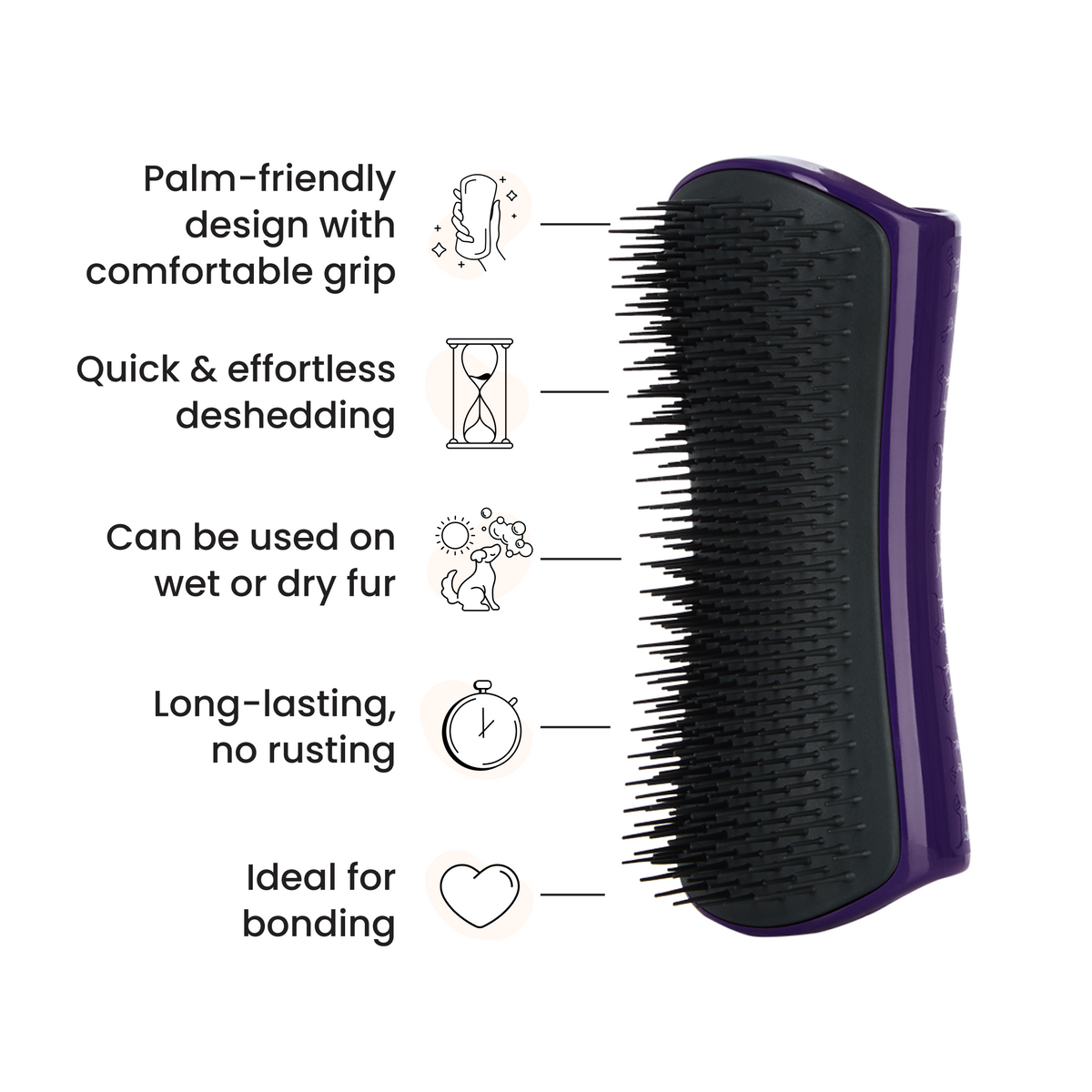 De-Shedding Dog Grooming Brush product image 2