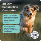 Liquid for Medium Dogs Pack with 30-Day Satisfaction Guarantee label.
